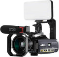 4K Camcorder with Directional Microphone and 64GB SD Card A3046
