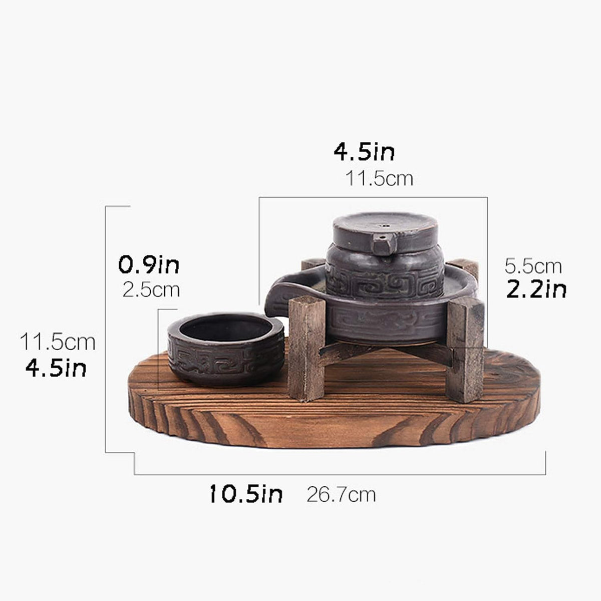 Handmade Ceramic Backflow Incense Burner C864635