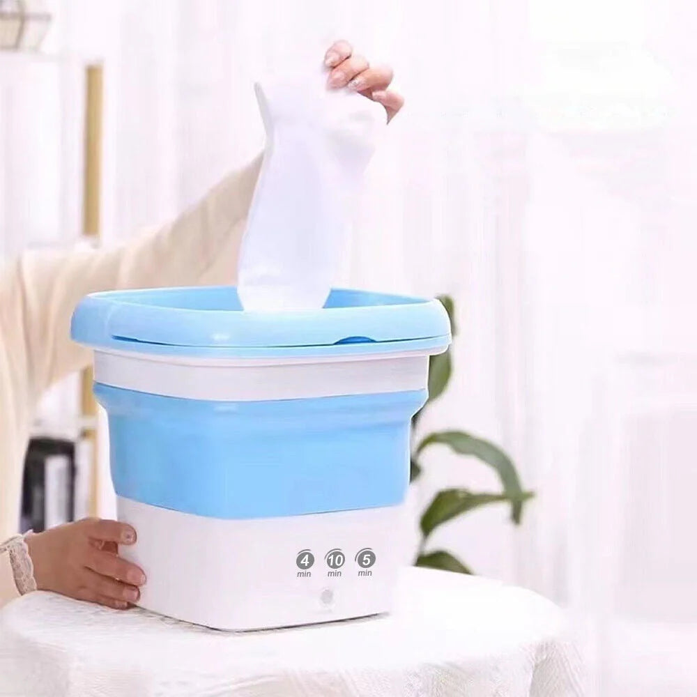 Mini Folding Washing Machine with Dryer Bucket V980