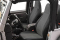 Neoprene Seat Covers Front Black Charcoal W5551
