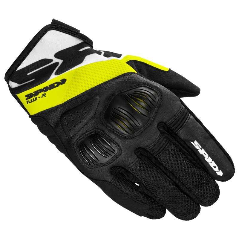 Black Fluorescent Yellow XL Gloves A4838
