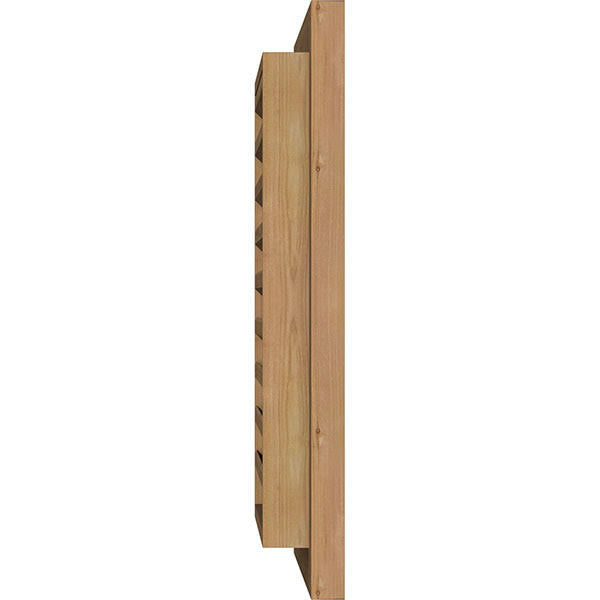 Unfinished Functional Rough Vertical Gable Vent X152