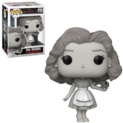 WandaVision 50's Wanda Black & White Pop! Vinyl Figure with Pop Protector B661