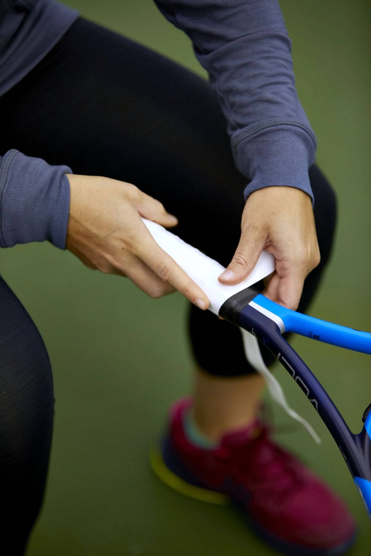 White Tennis Racket Overgrip - 12 Pack B9230
