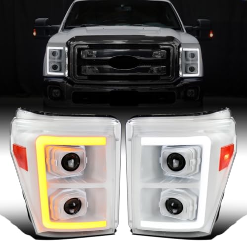 Black Dual Projector Headlights Assembly Pair E265416
