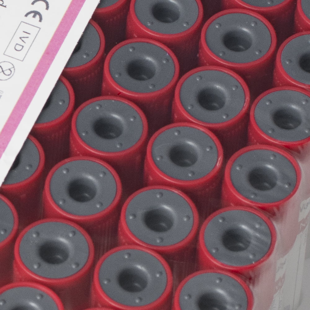 Glass Vacuum Blood Collection Tubes 12 x 75mm 5mL 100pcs W3348