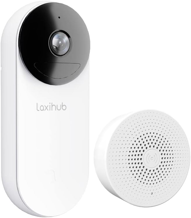 Wireless 1080PHD Rechargeable Battery Video Doorbell Camera with Chime P3645