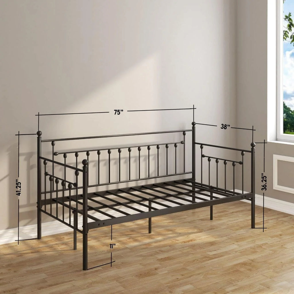 Black Metal Daybed L834