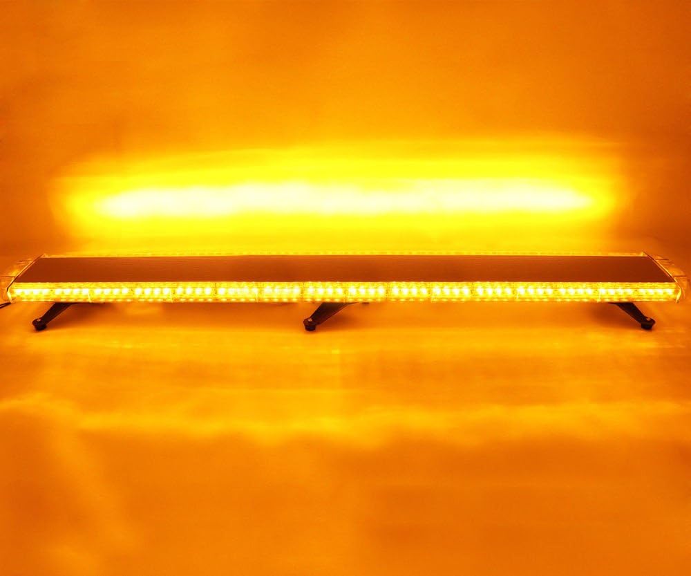 Amber LED Strobe Warning Light Bar D14360
