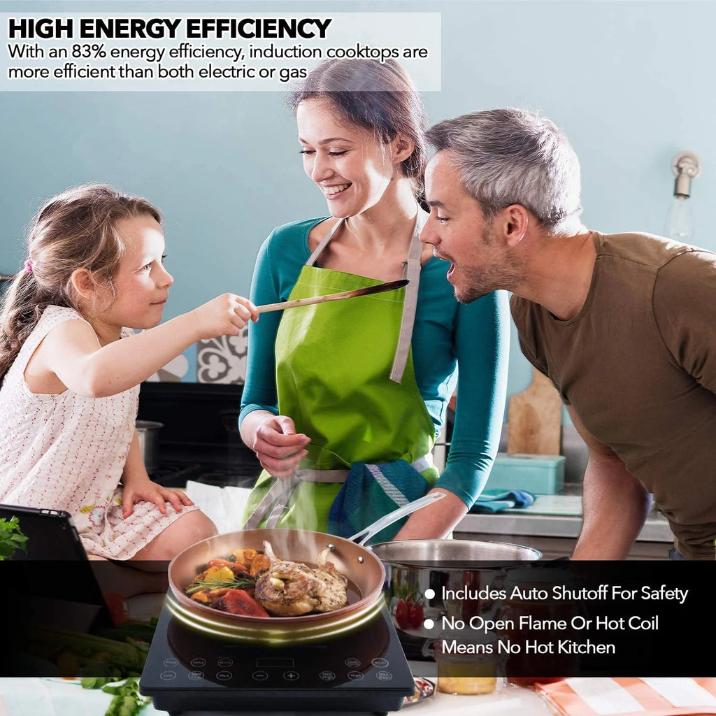 1800w Induction Cooktop Portable Commercial-Grade O490