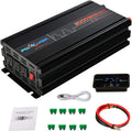 2000W Power Inverter DC 12V to AC 110V with Triple AC Outlets 1 USB Port D788