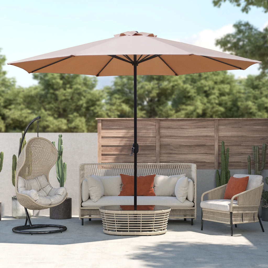 11ft Patio Umbrella with Crank W198
