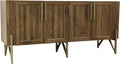 Walnut Mid Century TV Stand Media Console J11799