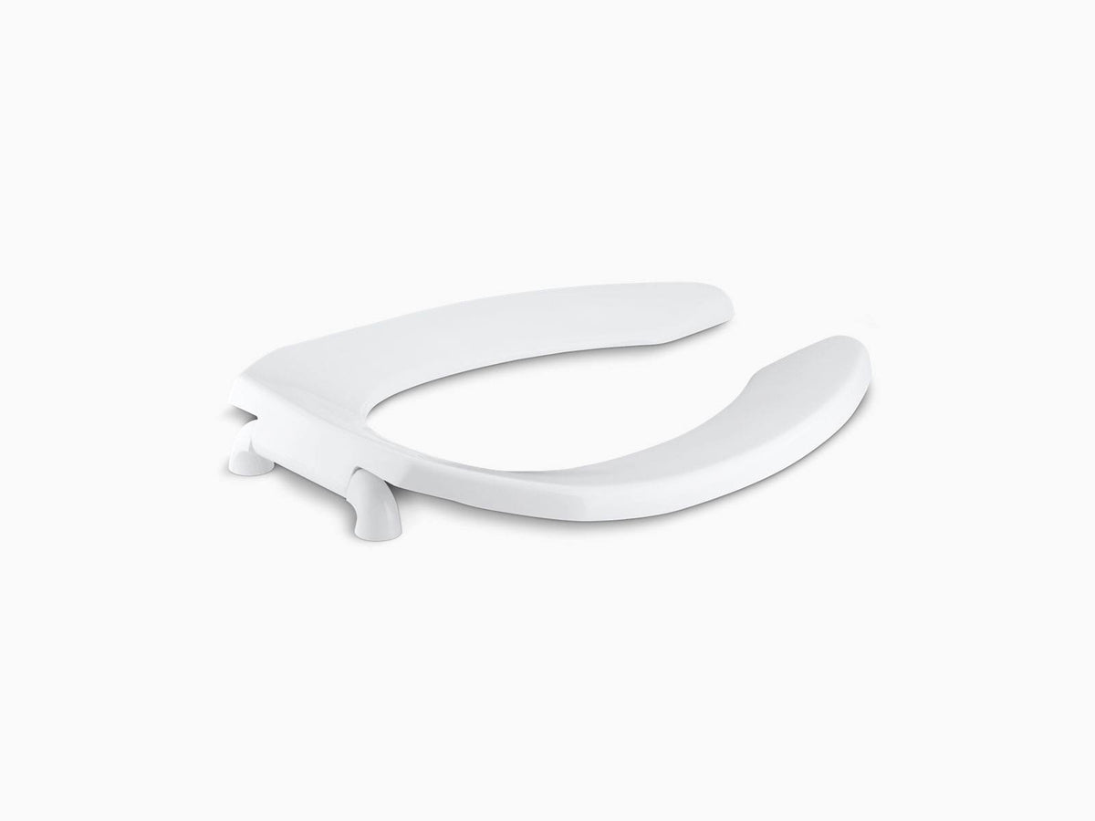 Elongated Toilet Seat with Check Hinge, White G68894