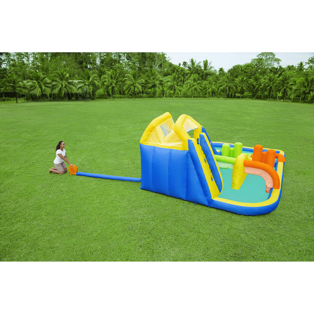 Inflatable Outdoor Water Park with Air Blower H64432
