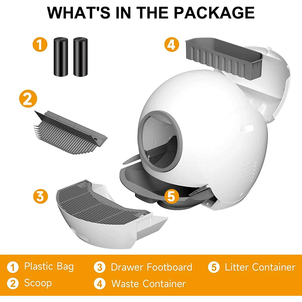 Self Cleaning Automatic Cat Litter Box B1073