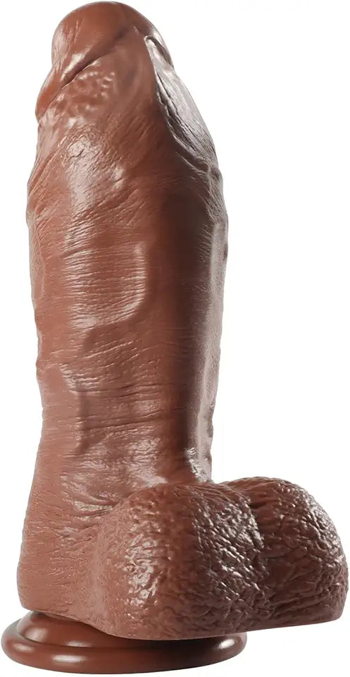 11.8 Inch Brown Realistic Dildo with Suction Cup V2188
