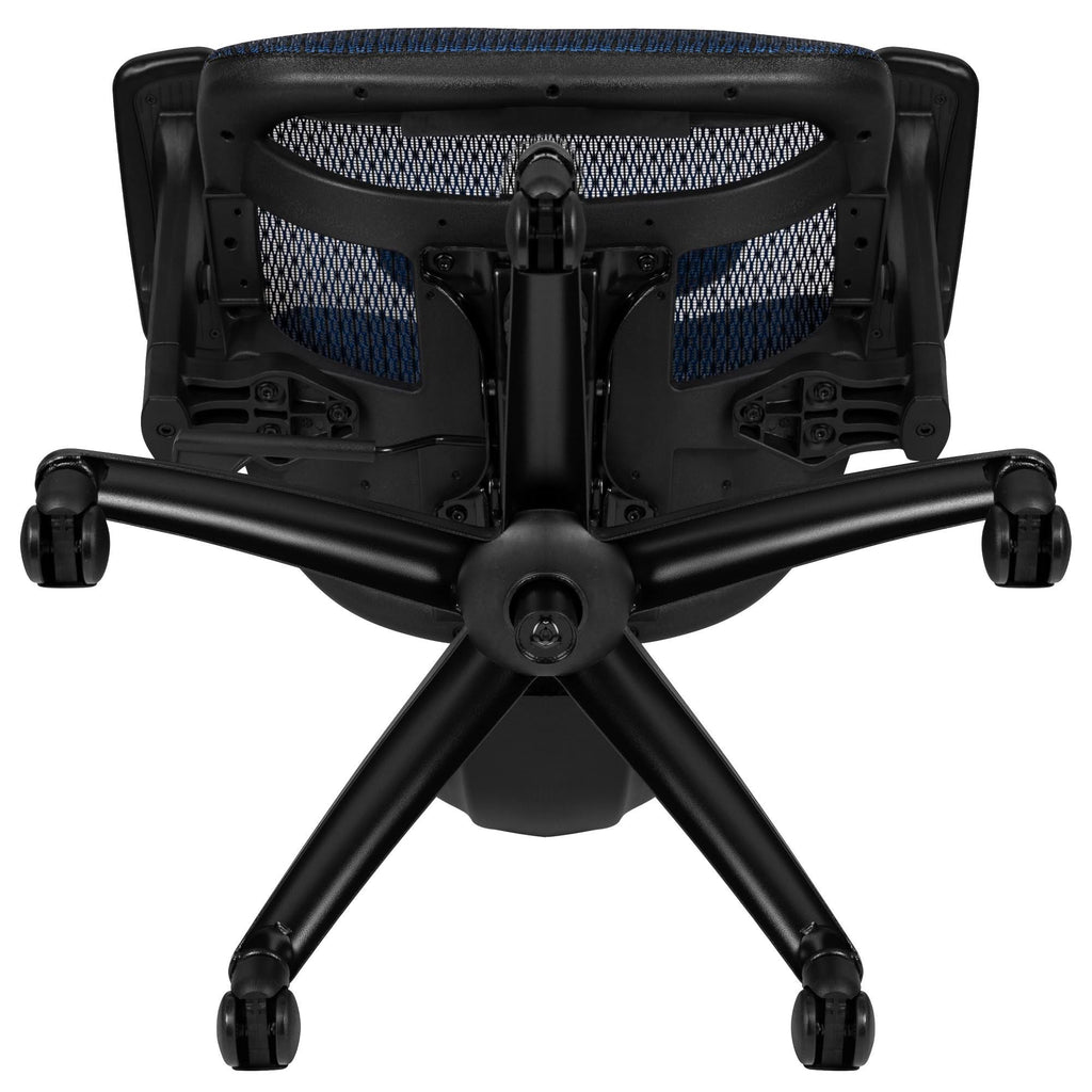 Ergonomic Mesh Office Chair with Lumbar Support, Blue Y518