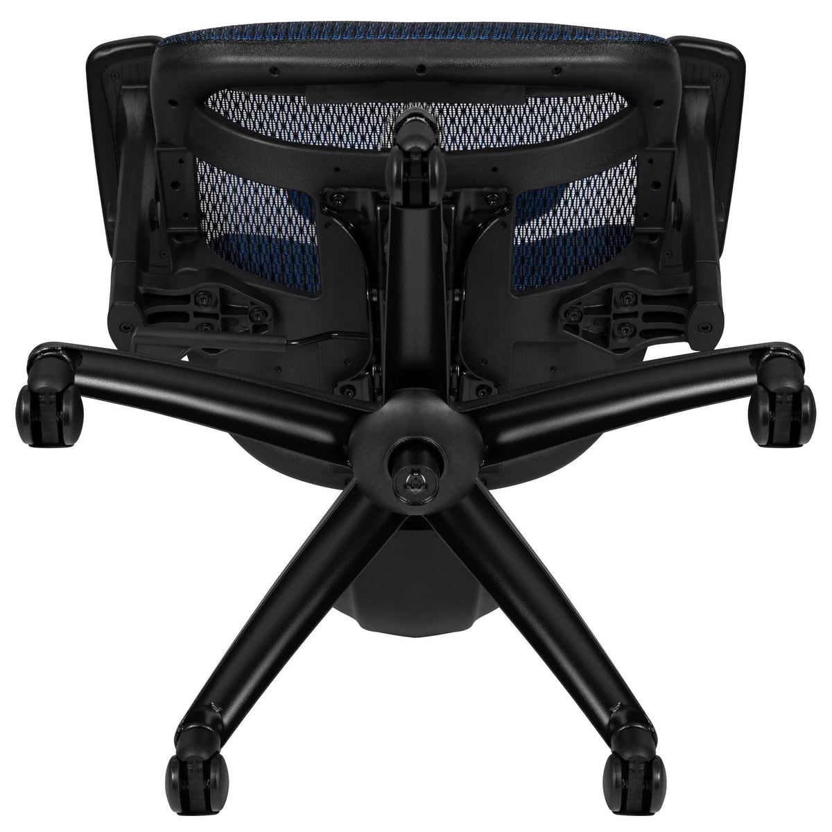 Ergonomic Mesh Office Chair with Lumbar Support, Blue Y518