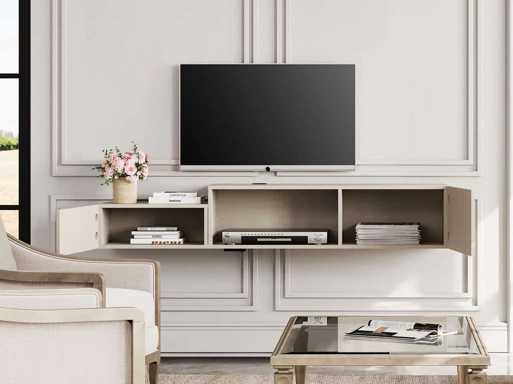 Wall Mounted TV Stand with Charging Station G2976