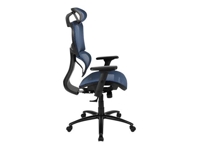 Ergonomic Mesh Office Chair with Lumbar Support, Blue Y518