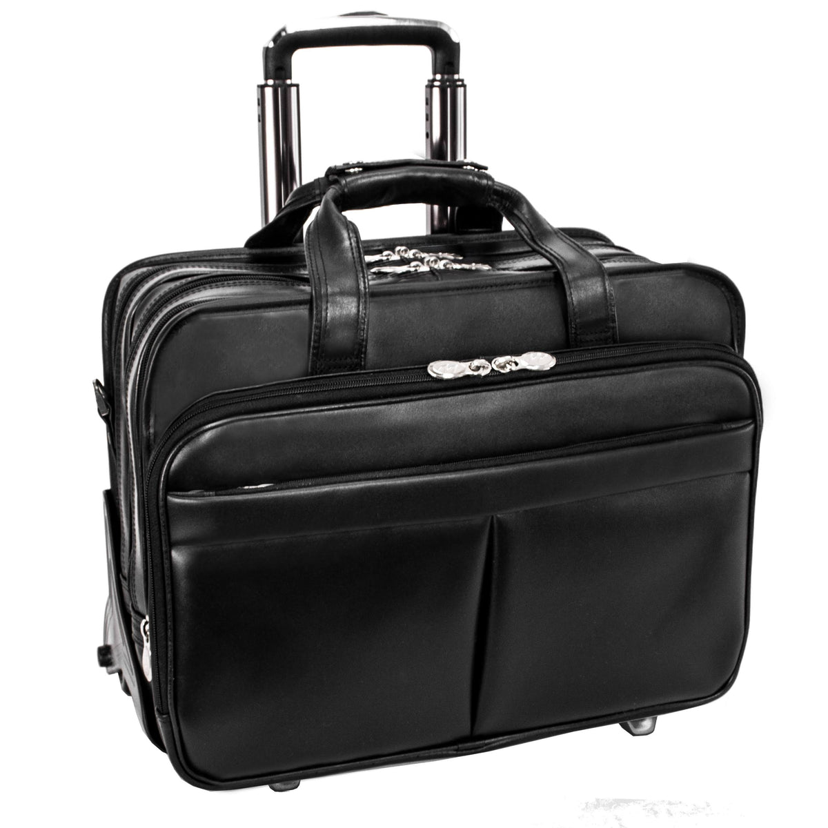 Black Leather Laptop Case M105825