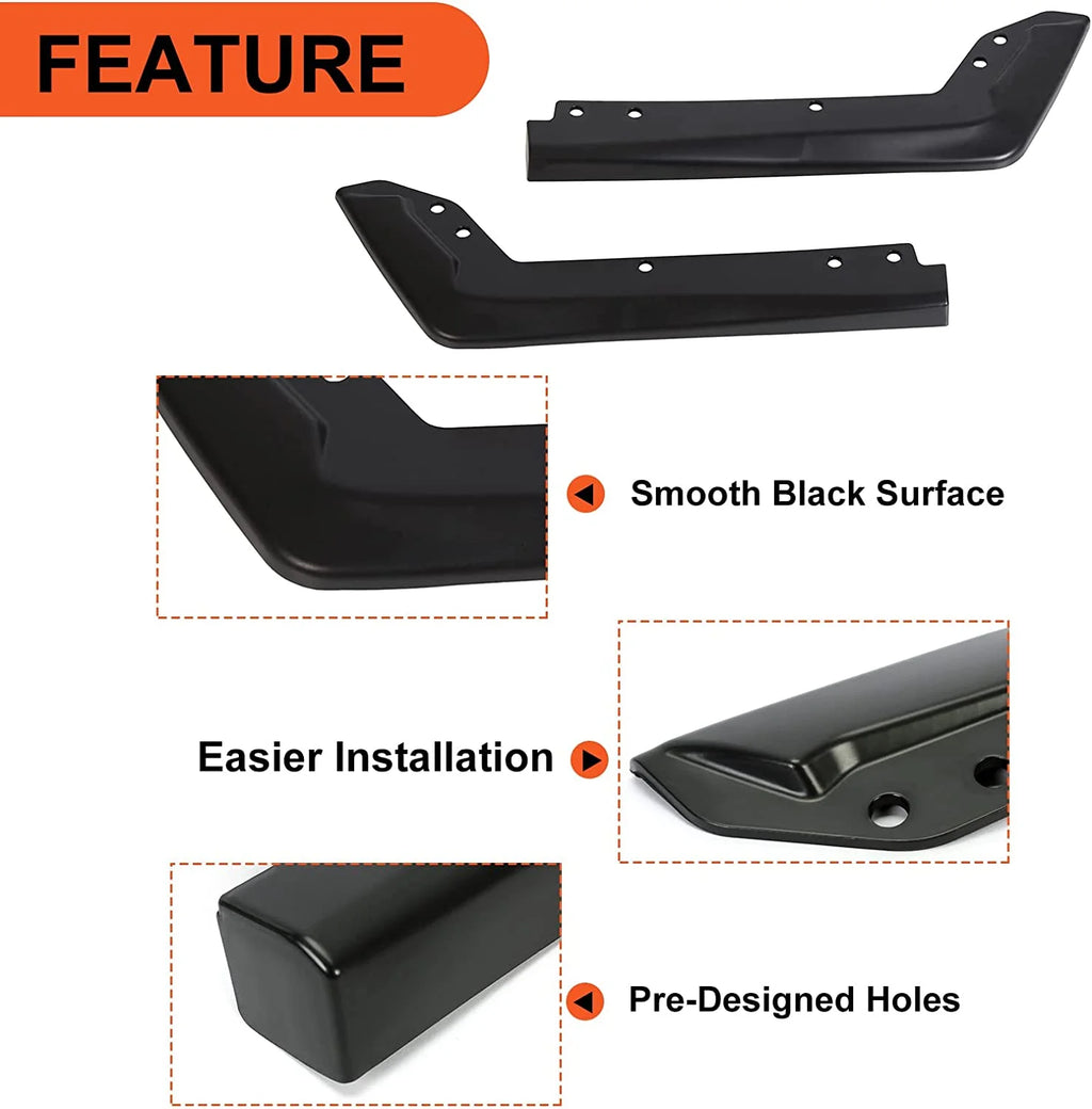 2Pcs Rear Bumper Lip Spoiler Valance Cover J59378