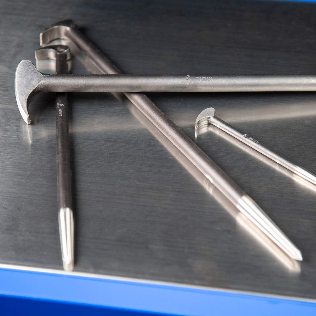 Rolling Head Pry Bar Set, 4-Piece L7834