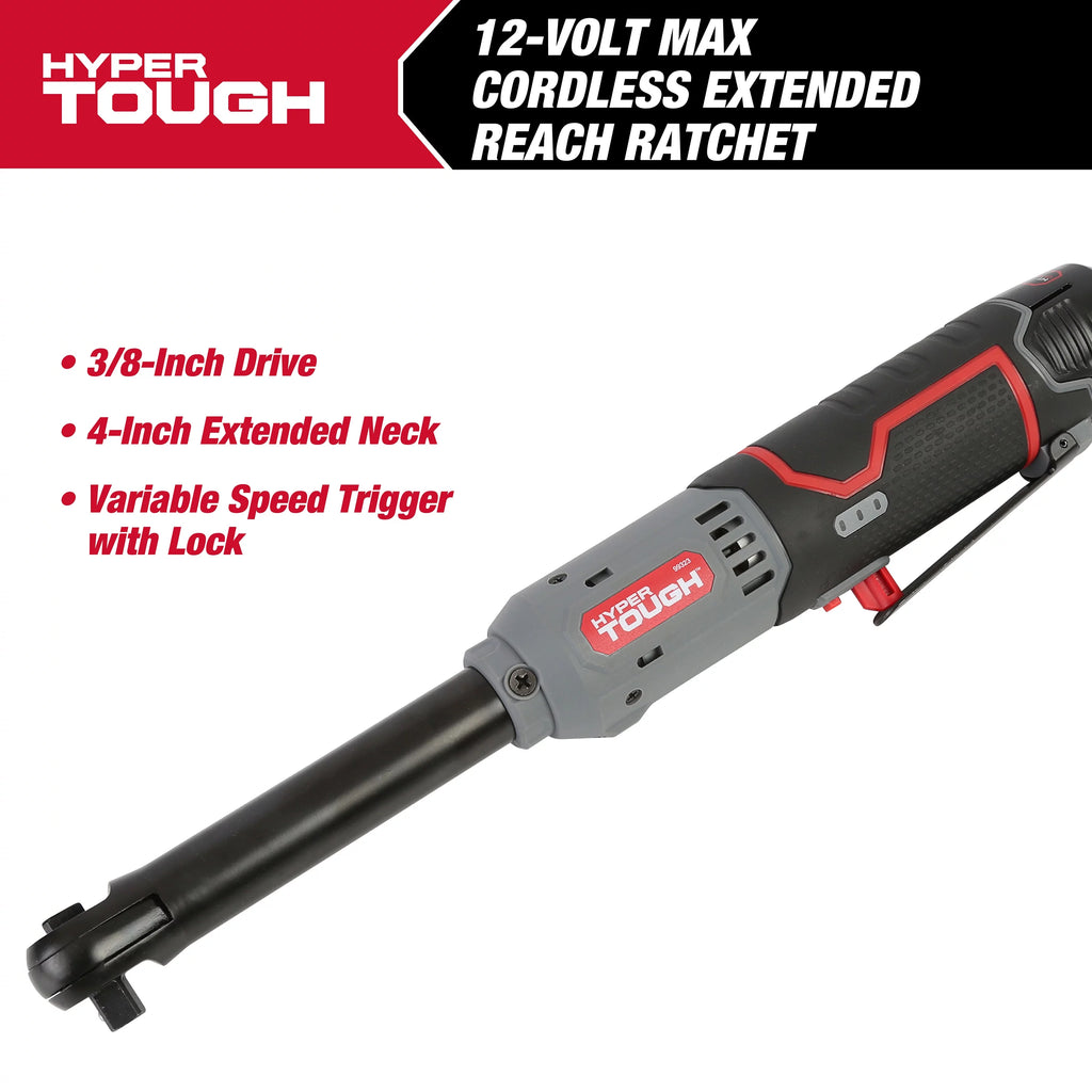 12V Cordless Ratchet Bundle, 3/8 Drive Ratchets, 2 Batteries & Chargers T817501