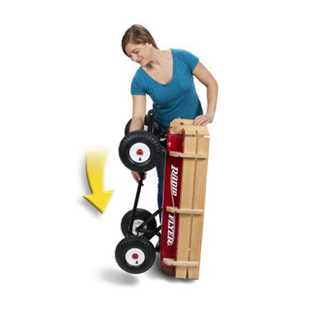 Full Size All Terrain Steel & Wood Wagon (2 Pack) S831584