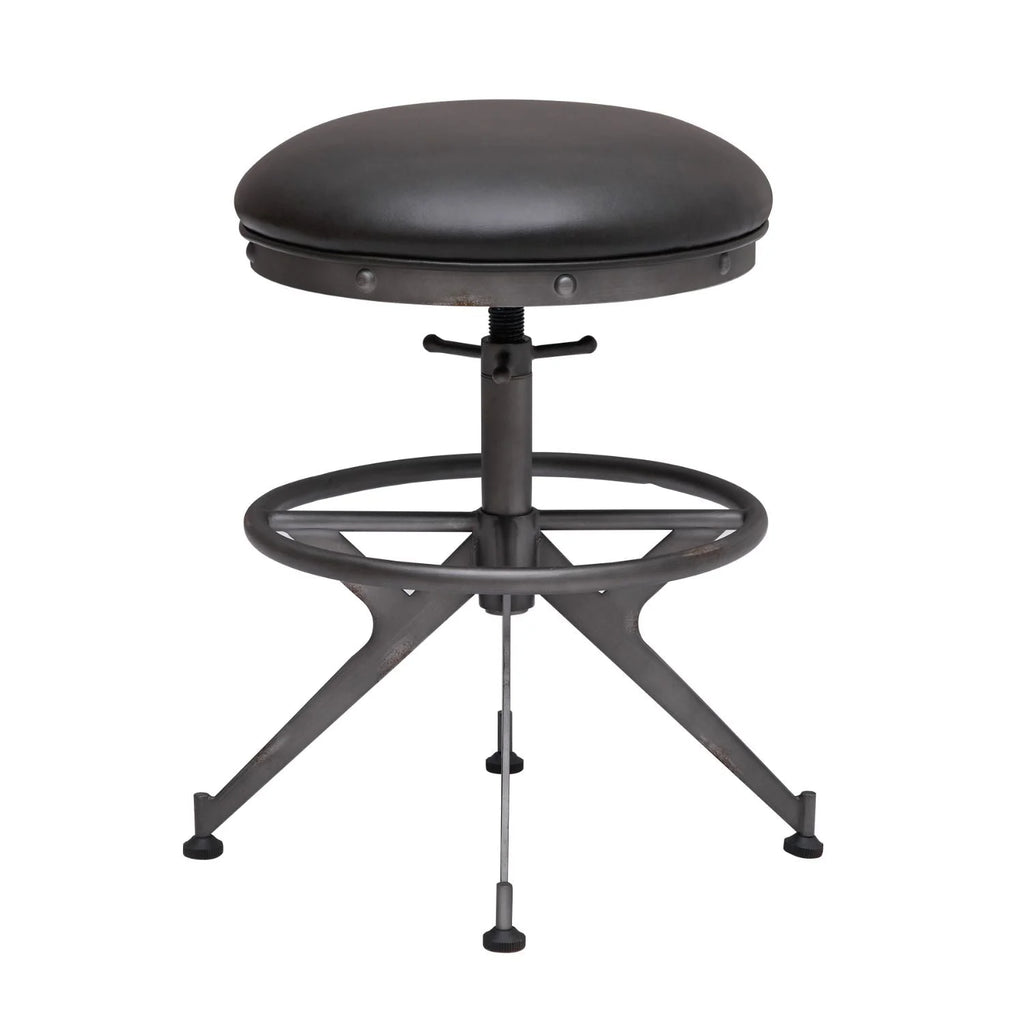 Charcoal Brown Desk Stool I6449