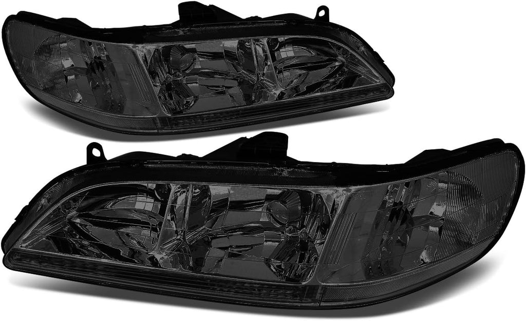 Chrome Housing Clear Corner Headlights Assembly O39188