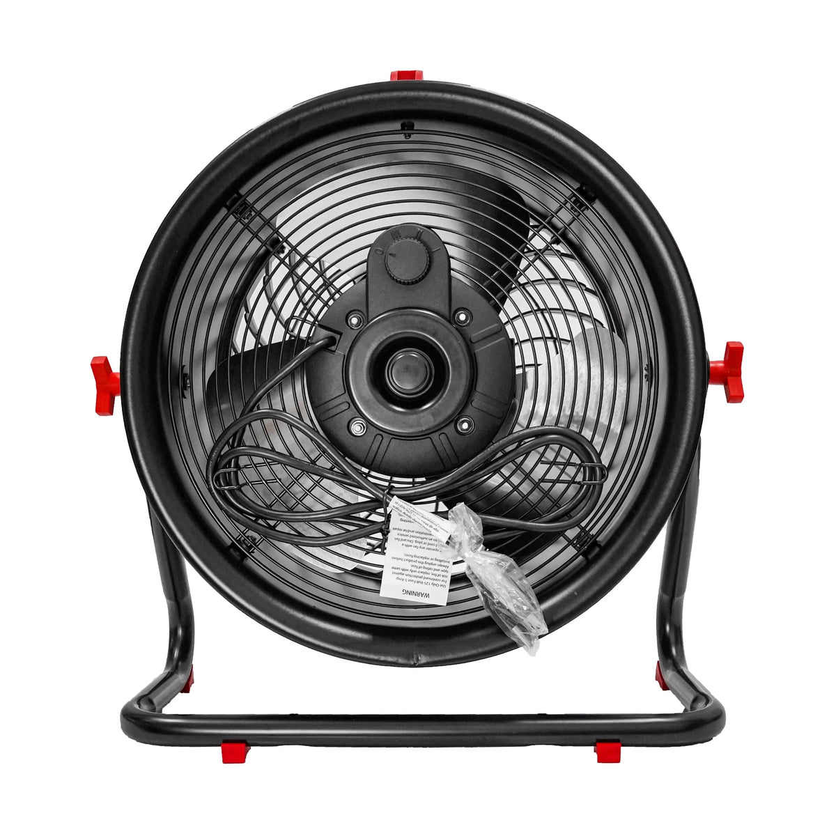 Black & Red 16 inch 2-Speed Turbo Drum Fan O212