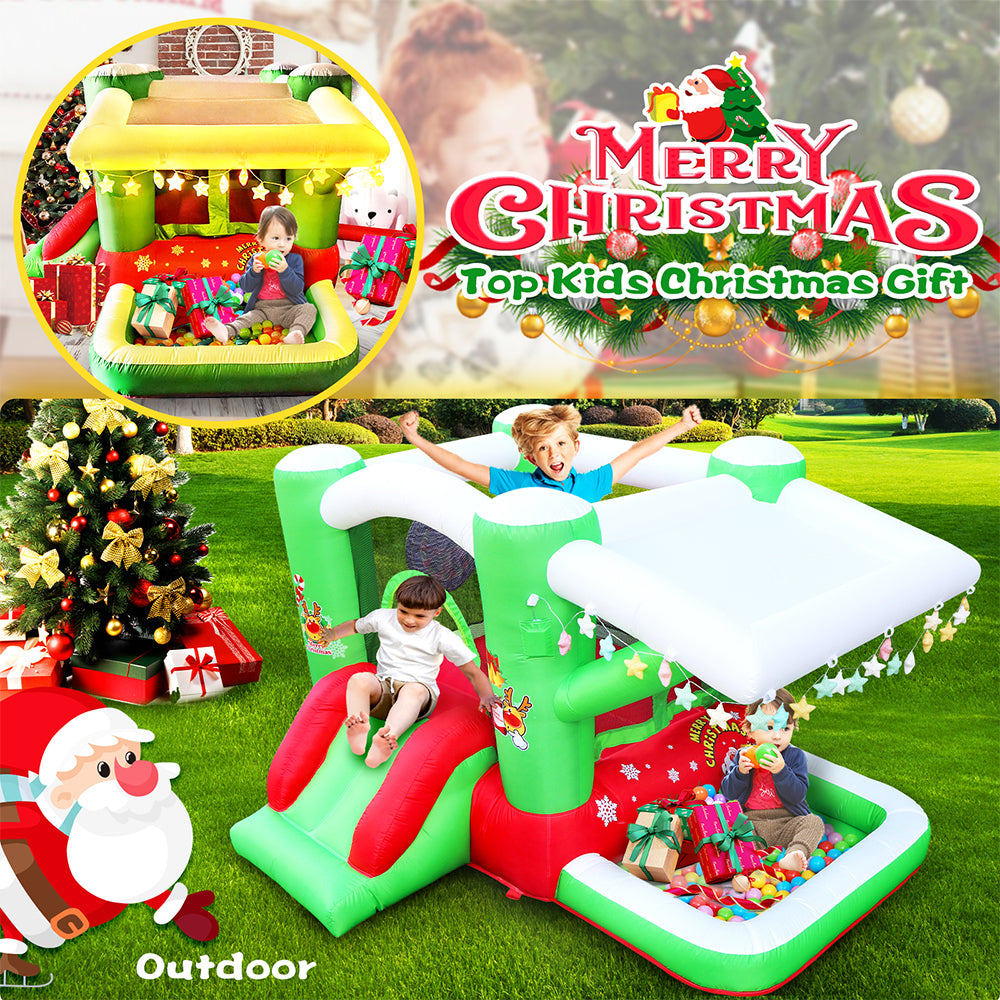 Inflatable Bounce House with Slide and Air Blower X161893