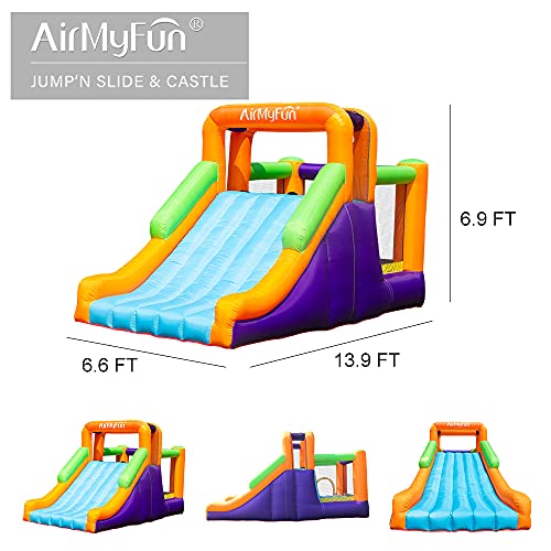 Bounce House with Slide Inflatable Bouncy Castle Q96322