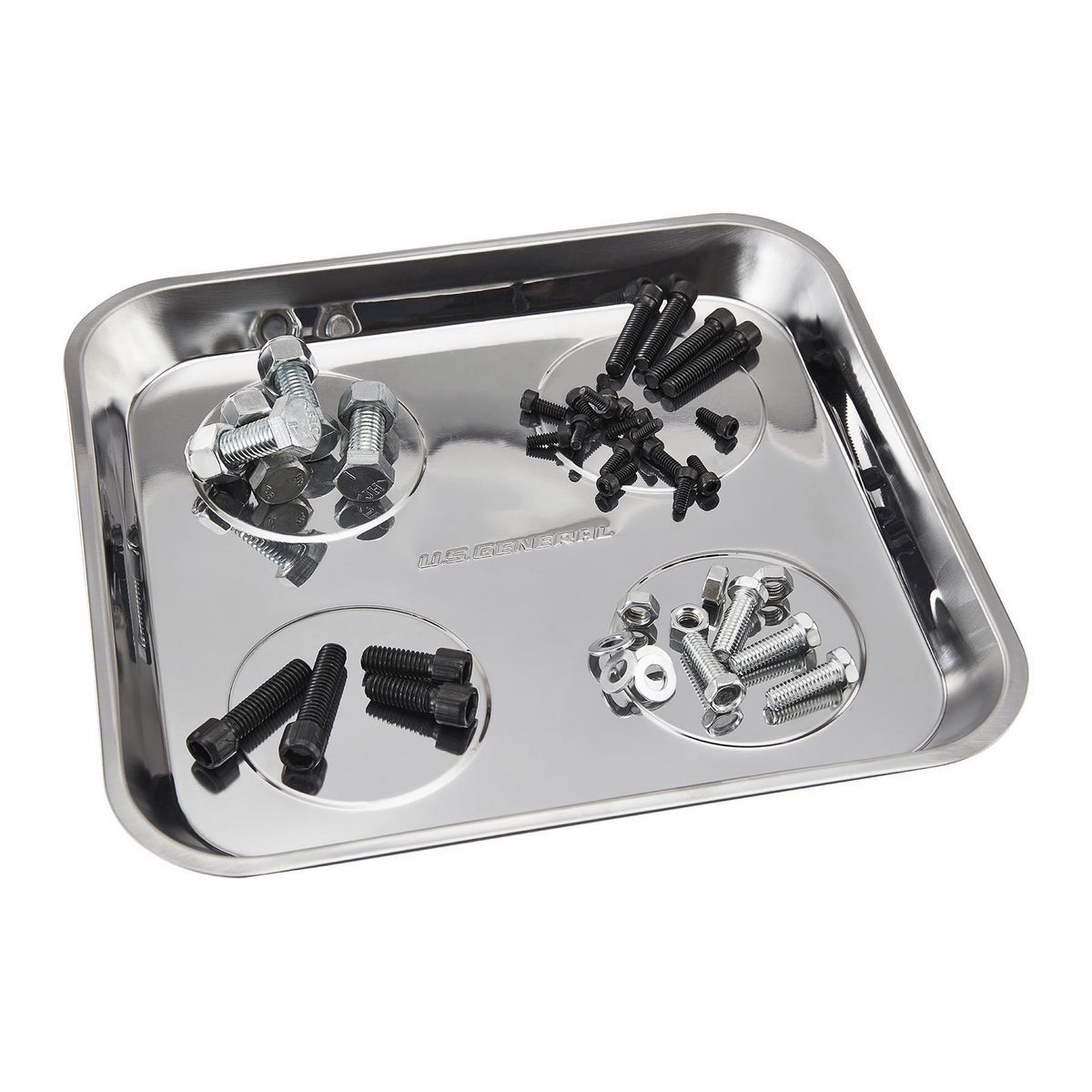 10-1/2 in. x 11-1/2 in. Magnetic Stainless Steel Parts Tray A28702