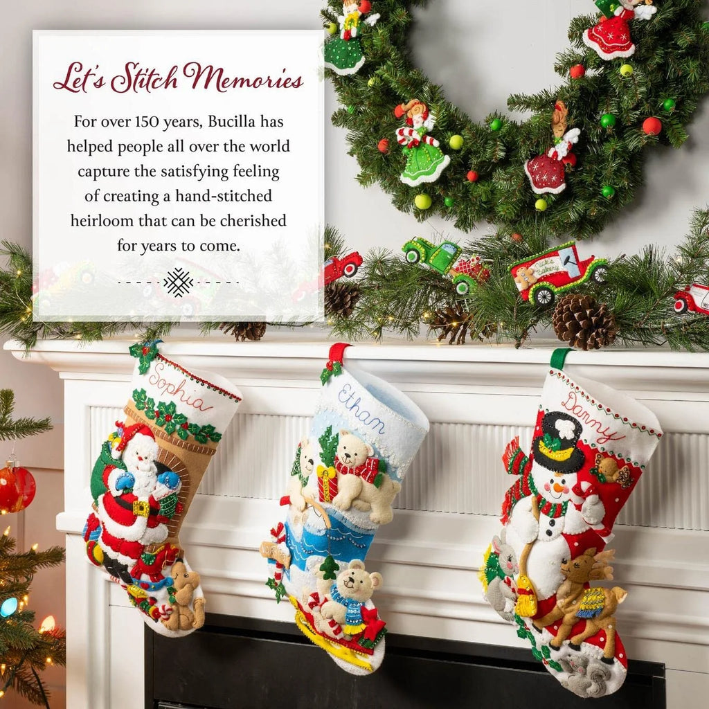 Holiday Houseplants Felt & Sequin Kit J477