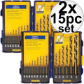 15pc Cobalt Drill Bit Set 2-Pack S79534