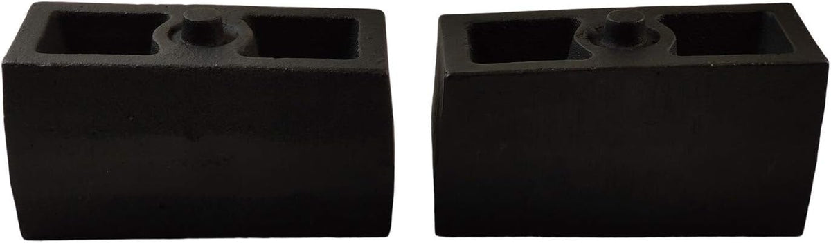 1.5 Rear Suspension Lift Cast Iron Blocks with 12.5 Square Leaf Spring Axle U Bolts M63353