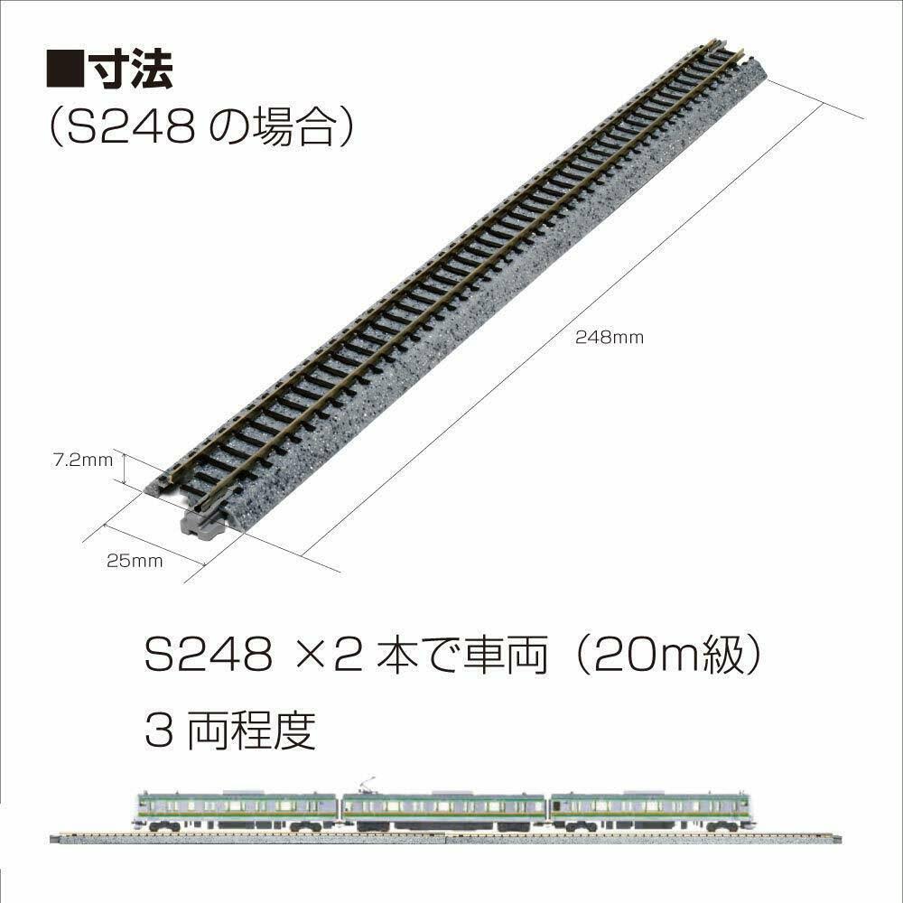 N Scale Double Track Station Line Set Train Model Rail Set I9725