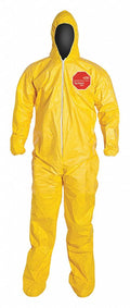 Yellow XL Hooded Coveralls L51070