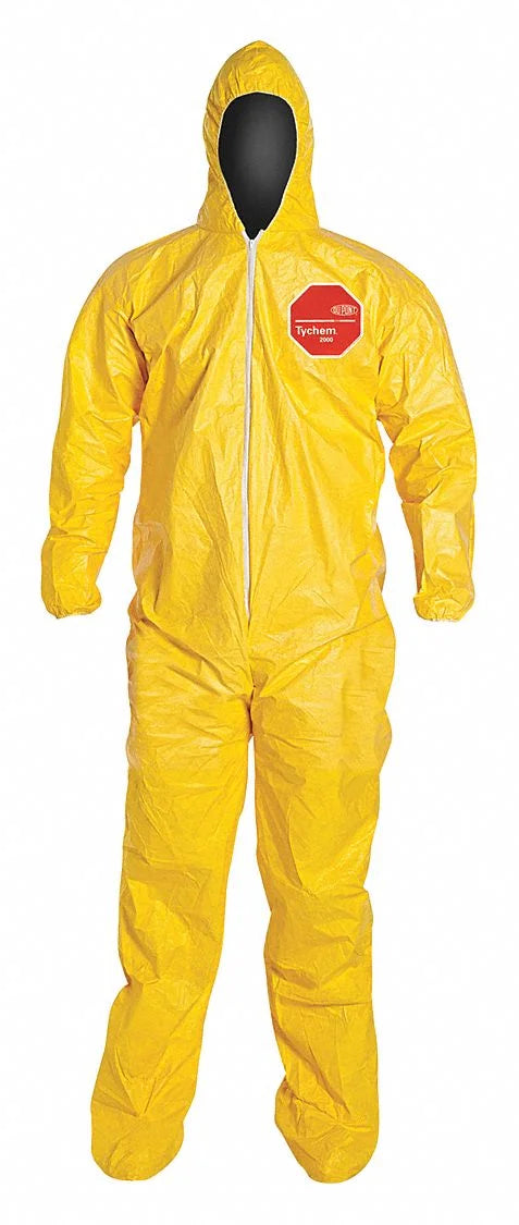 Yellow XL Hooded Coveralls L51070