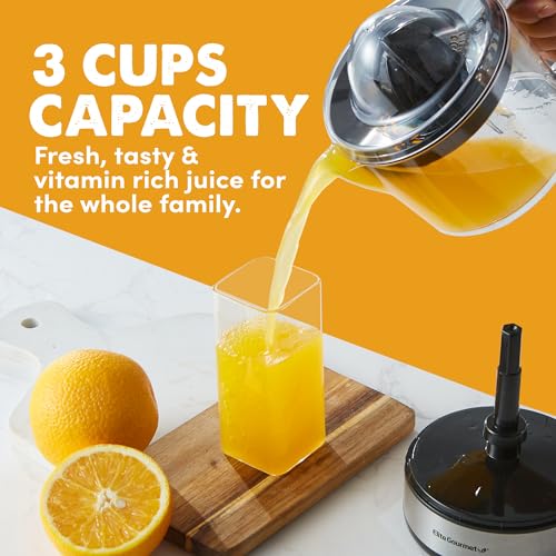 BPA-Free Electric Citrus Juicer 24oz Black/Stainless Steel B71532