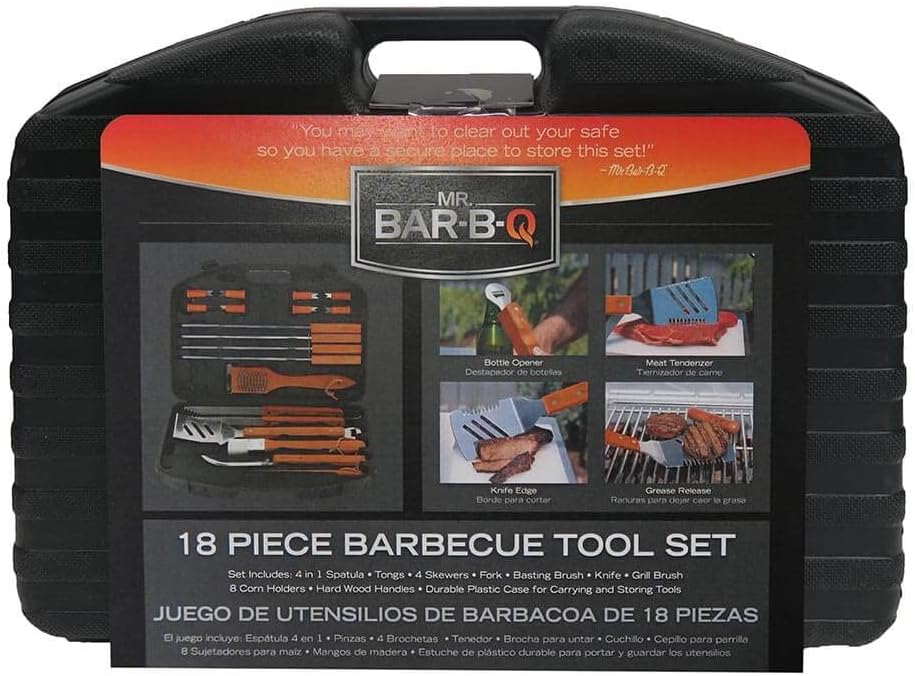 18 Stainless Steel BBQ Tool Set T2751