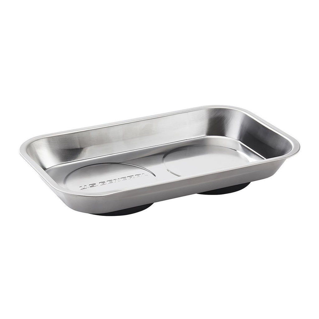 9-1/2 in. x 5-1/2 in. Magnetic Stainless Steel Parts Tray Y90411