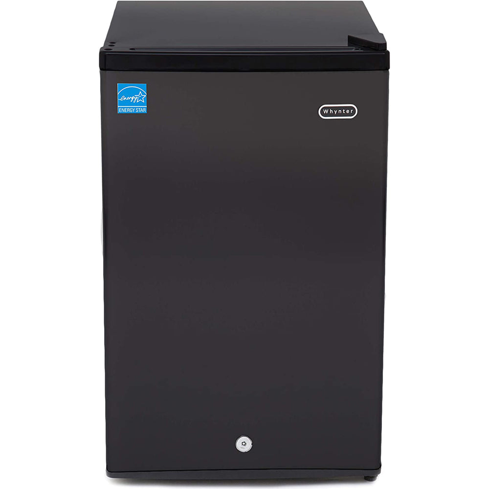 3.0 Cubic Feet Upright Freezer with Lock Black N58894