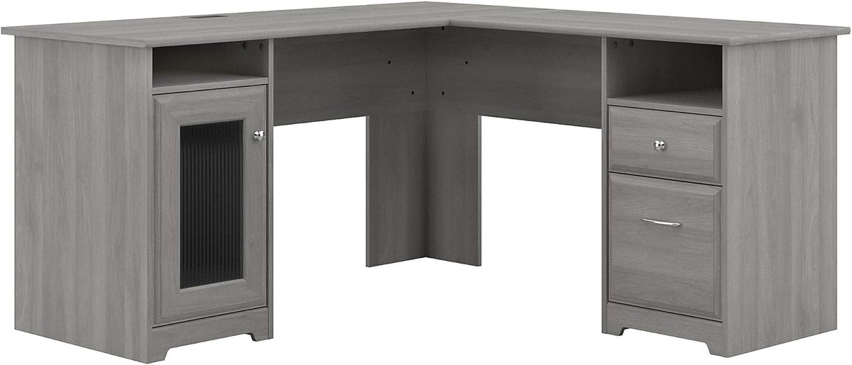 White L Shaped Computer Desk O64487