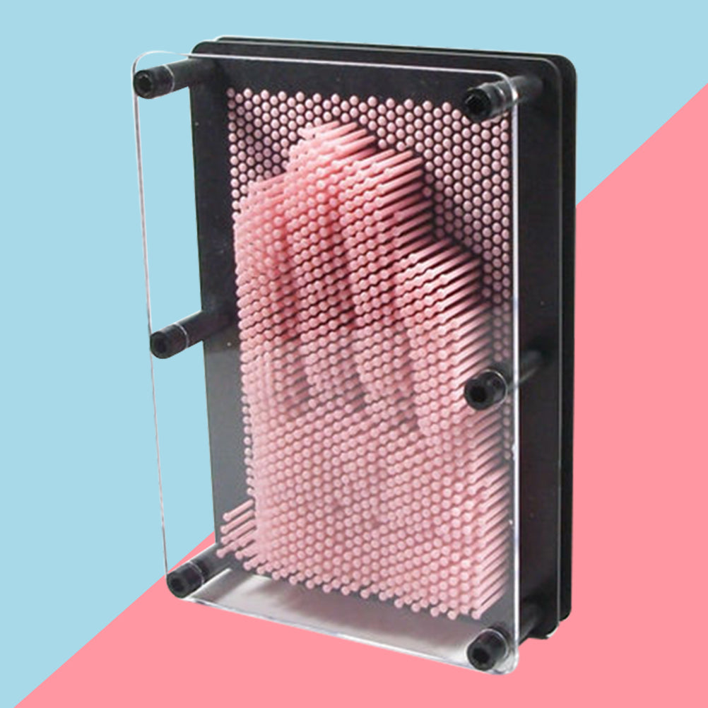 Pink 3-Dimensional Pin Art Board Small Size E59810