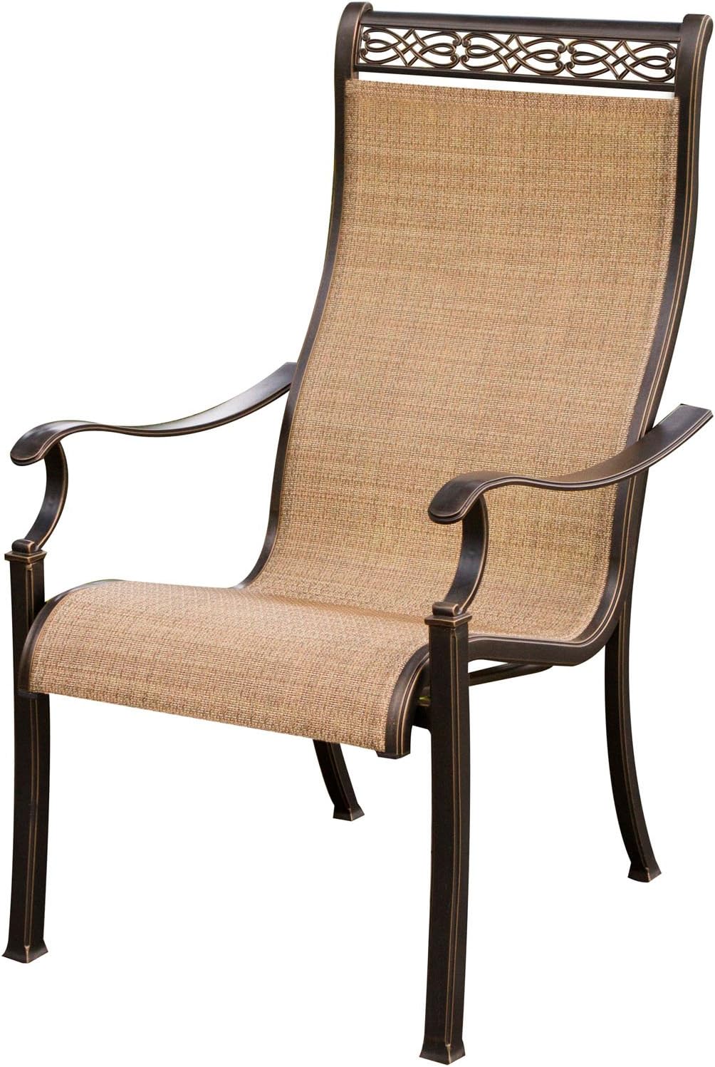 7 Piece Tan Swivel Rocker Dining Set K49130