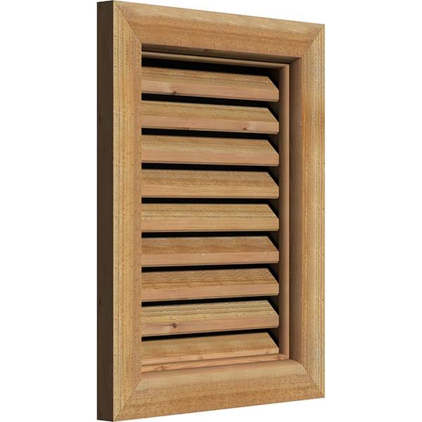 Unfinished Functional Rough Vertical Gable Vent X152